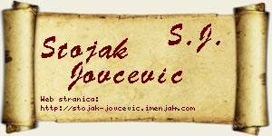 Stojak Jovčević vizit kartica